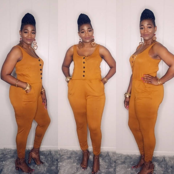 Nu-Nu Jumpsuit (Mustard)