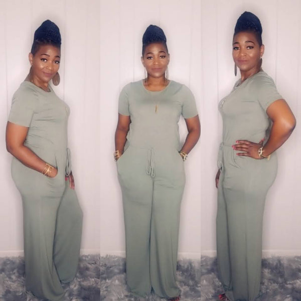 LT Olive Jumpsuit