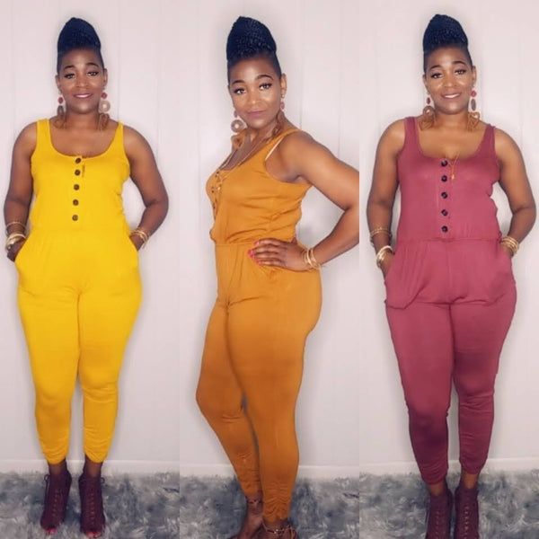 Nu-Nu Jumpsuit (Mustard)