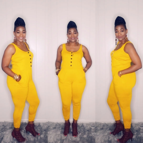 Nu-Nu Jumpsuit (Mustard)